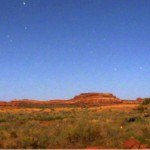 Canyonlands National Park, Utah, at night. I had three great weeks there, camping at Needles Outpost. Cooking on the campfire, drinking beer-flavoured water, walking through the canyons. Great landscape and great steaks! It's only the beer-issue...